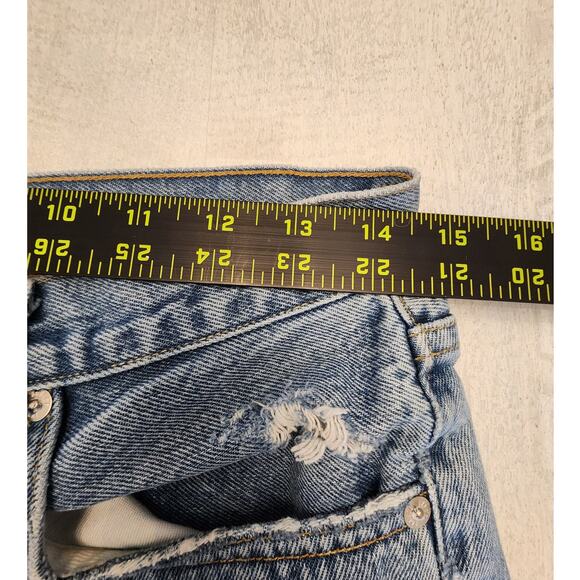 Agolde Women's Denim 90's Jean SZ 27 Distressed Straight - Picture 5 of 7